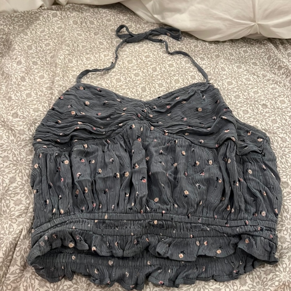 Floral Vintage Tie Strap Tank